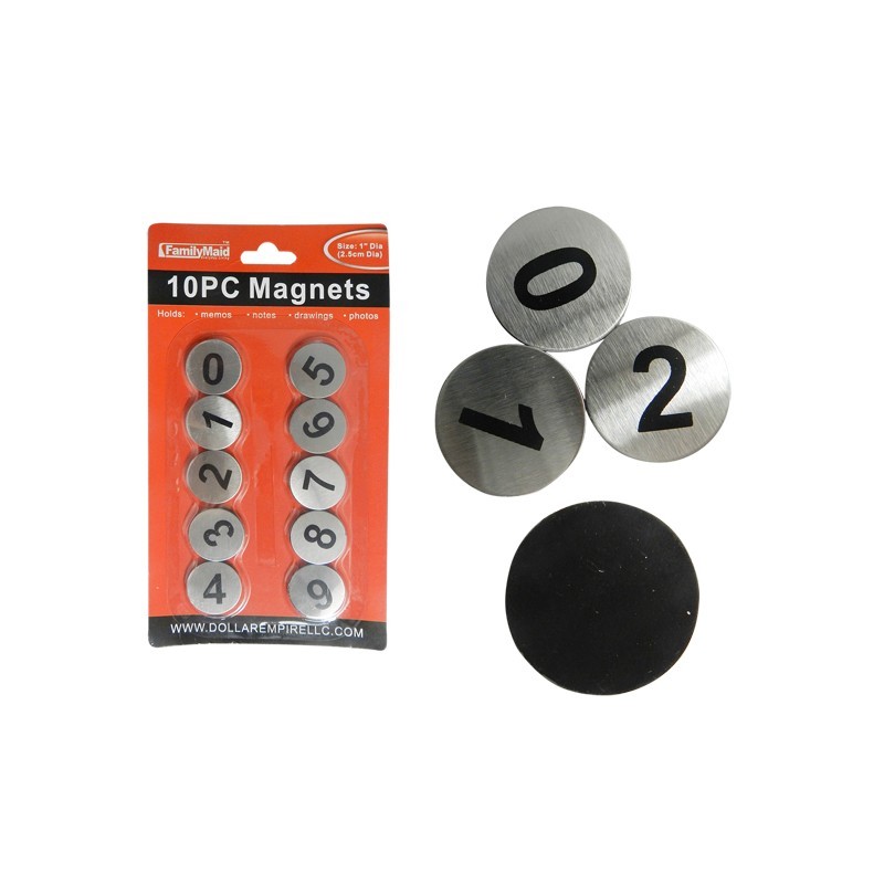 10pc Numbers Educational Magnets Memos Notes Holds Dercoration
