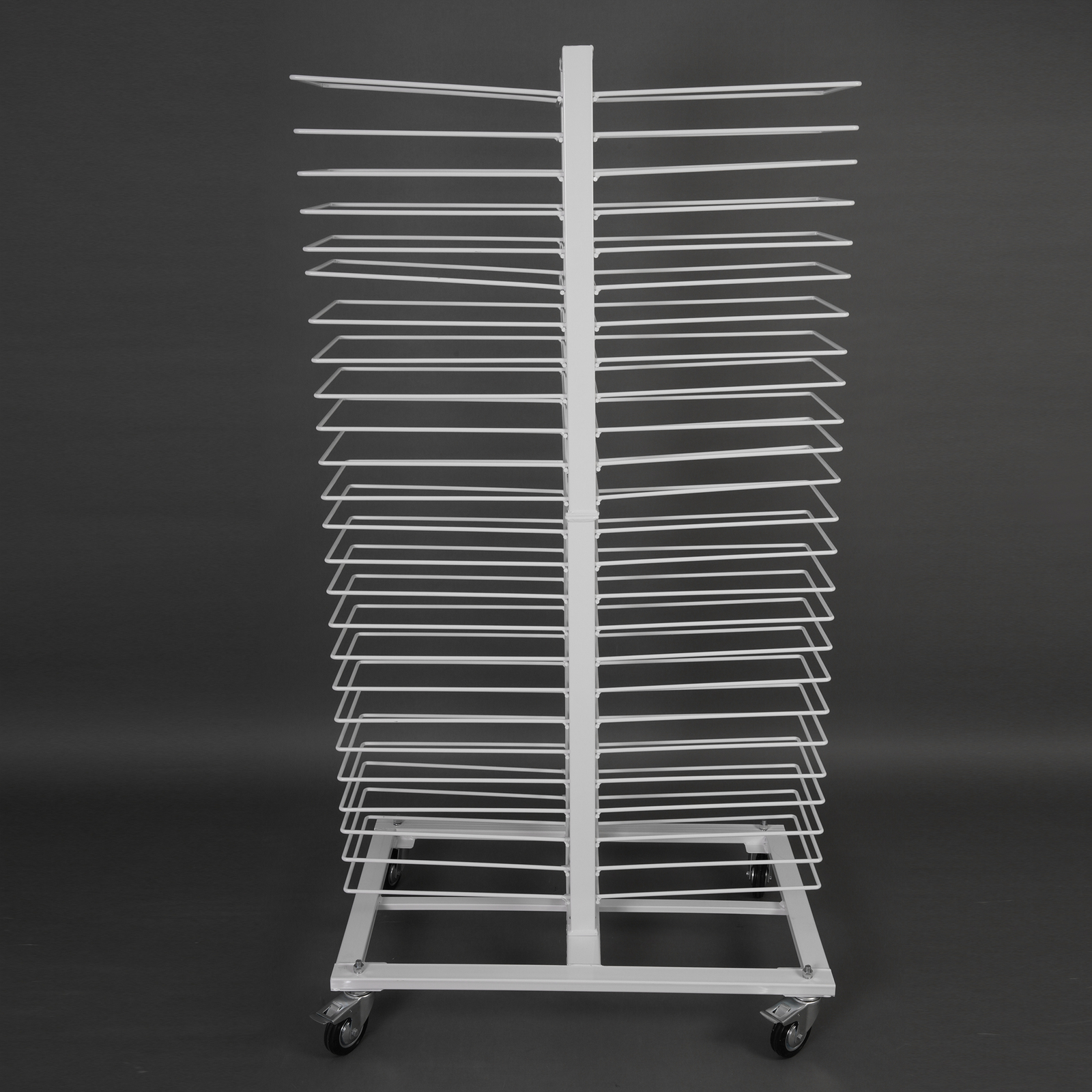 50 shelves 4 Casters Art Drying Rack Drying Stand For Doors/Shelves/Paint Shops