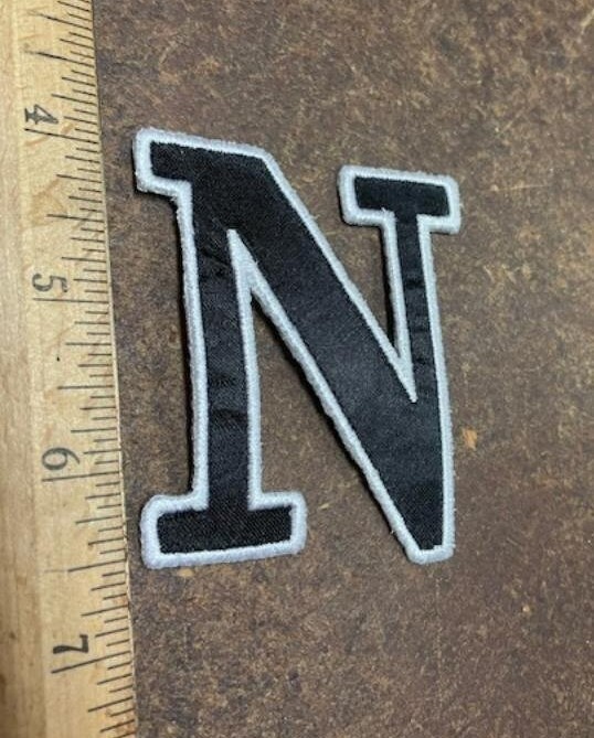 Letter “N” Embroidered Patch (NOS)