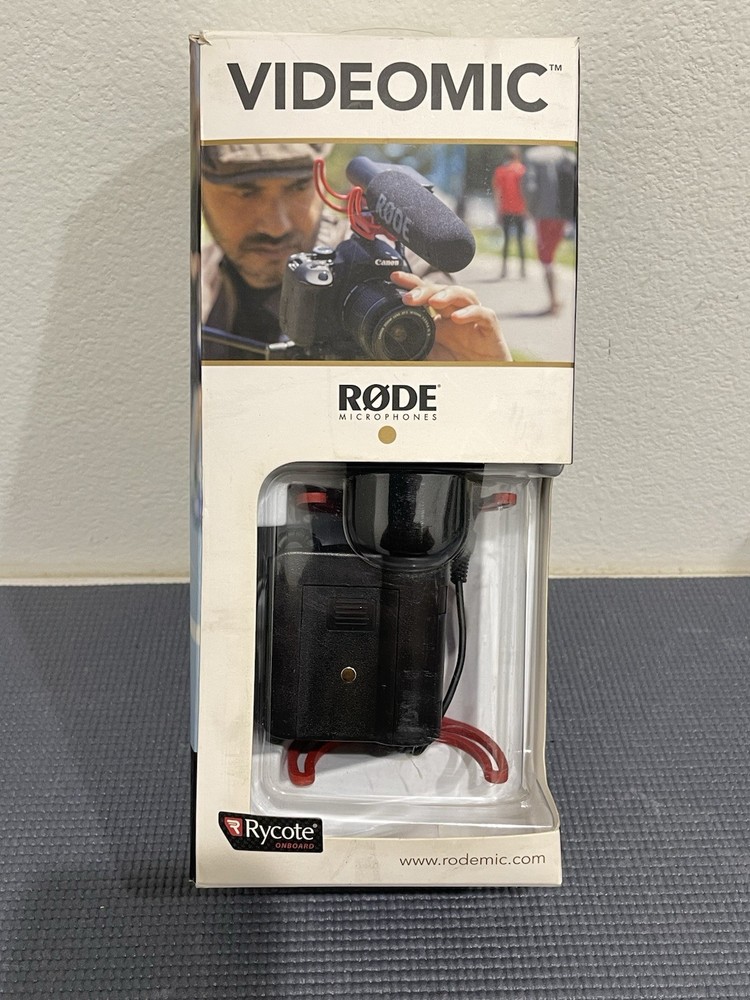 Rode RODVIDEOMIC Condenser Cable Professional Microphone Unused