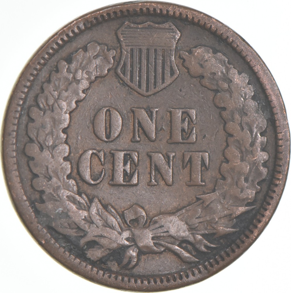 1897 Indian Head Cent AC Average Circ