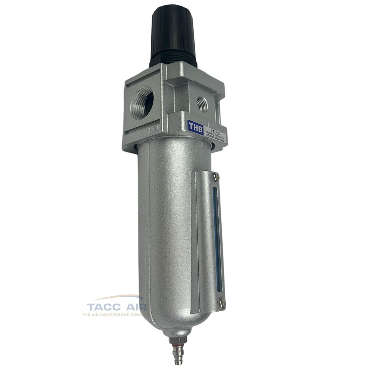 3/4" Compressed Air In Line Compressor Filter & Regulator Combo Piggyback System