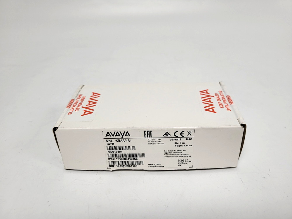 Avaya DECT 3730 Handset DH6-CBAA/1A1
