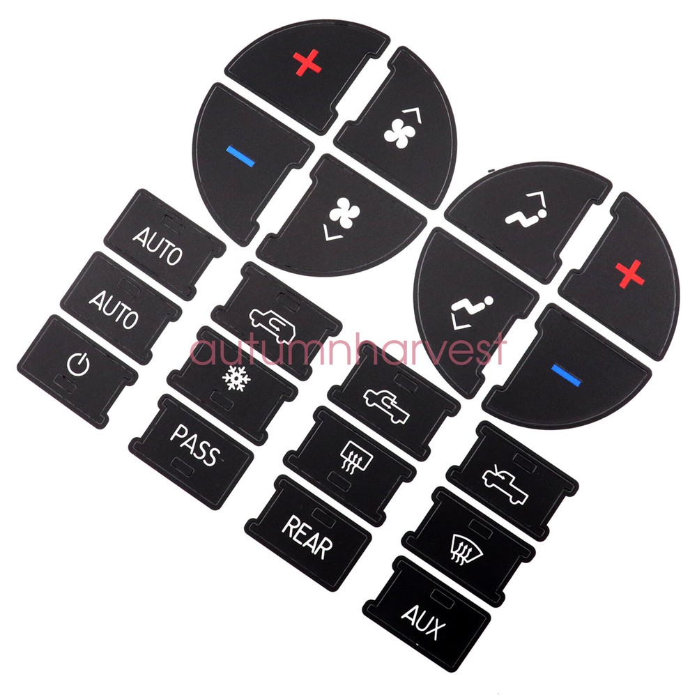 Climate Control Button Decal Dash Switch Sticker For 2007-2014 GMC Yukon XL 1500
