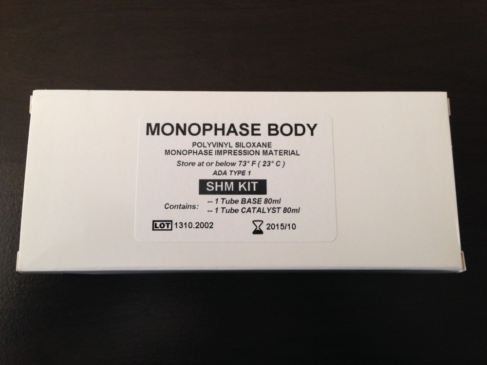 Monophase Regular Body - Polyvinyl Siloxane Impression Material