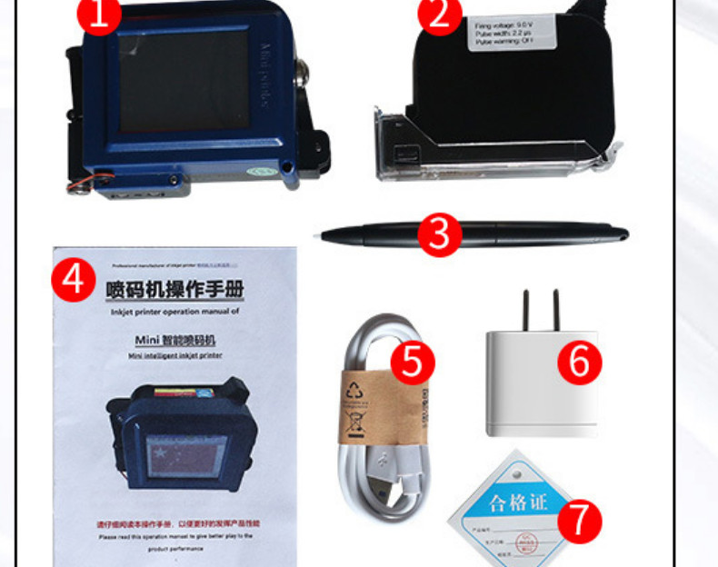 Mini QR code Date Packaging Bag Bottle Cap Inkjet Printer Smart Inkjet Printer