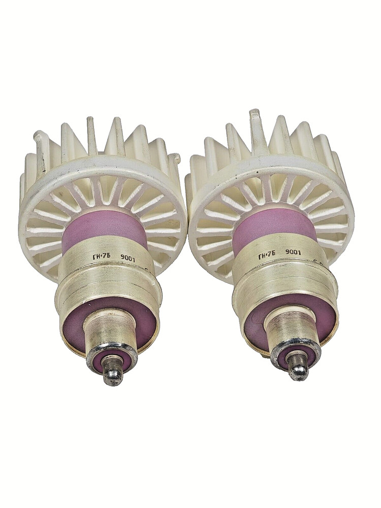 GI7B / GI-7B HF-VHF-UHF POWER COAXIAL TRIODE TUBES  NOS   OTK/RHOMBUS/ QTY-4