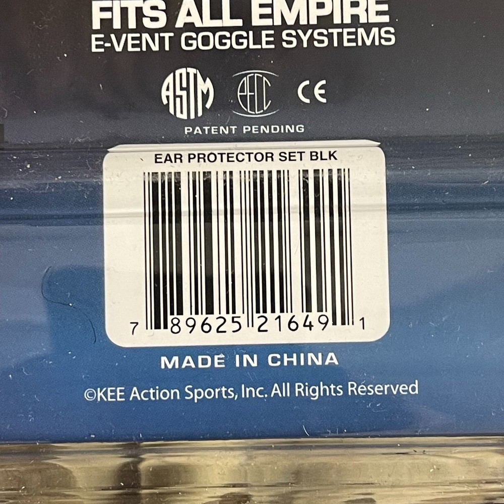 NEW Empire E-Vents Soft Ear Pieces - Black