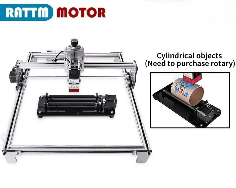 Y-axis Laser Rotary Roller 360° Rotating Module for Cylindrical Laser Engraving
