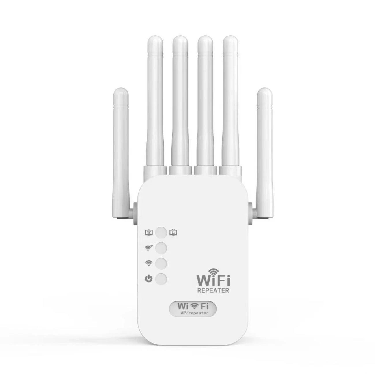 WiFi Extender 1200Mbps WiFi Booster Signal Amplifier w/ Dual Antennas & Ethernet