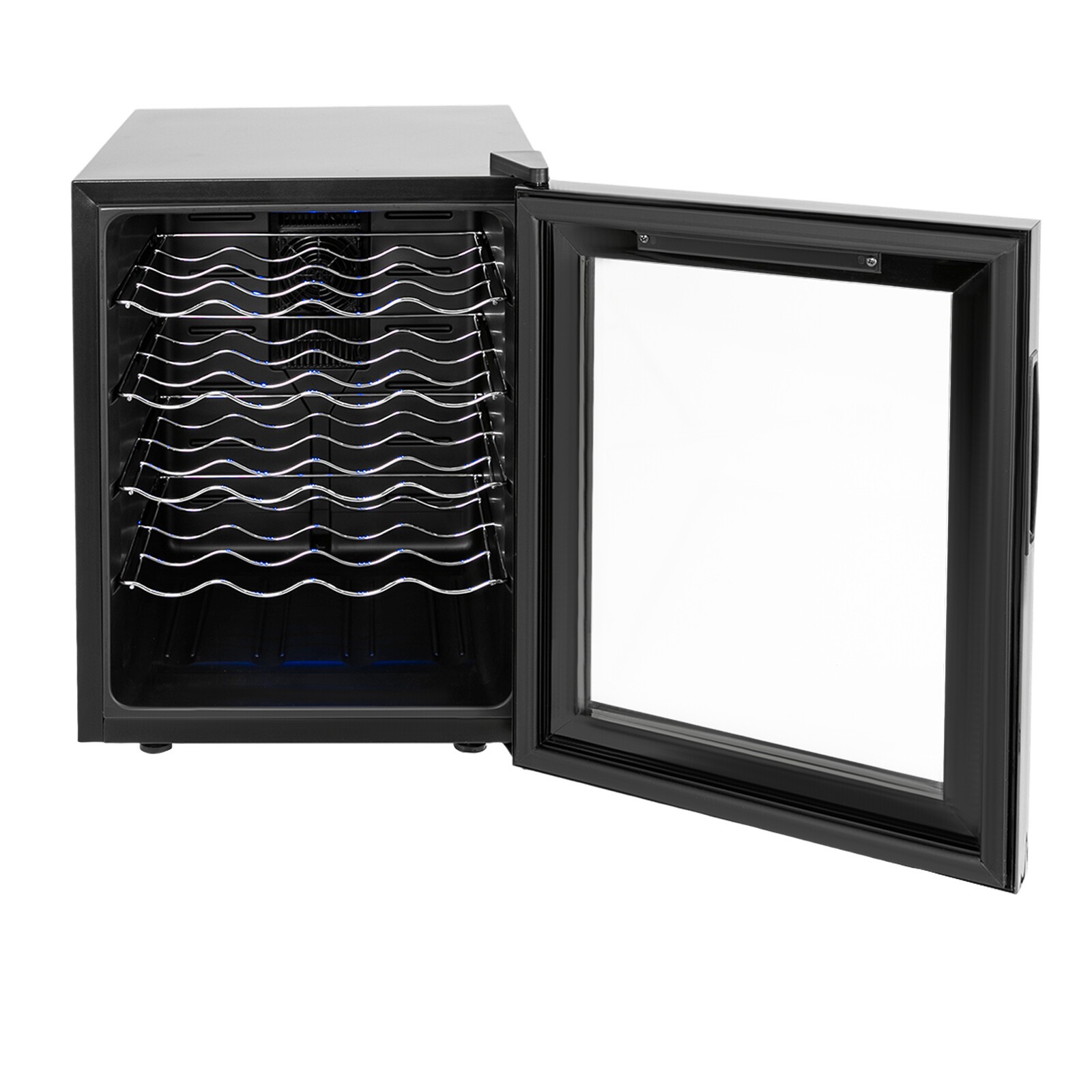 Wine Cooler, Mini Fridge Beverage Refigerator Small Wine fridge 20 Bottle