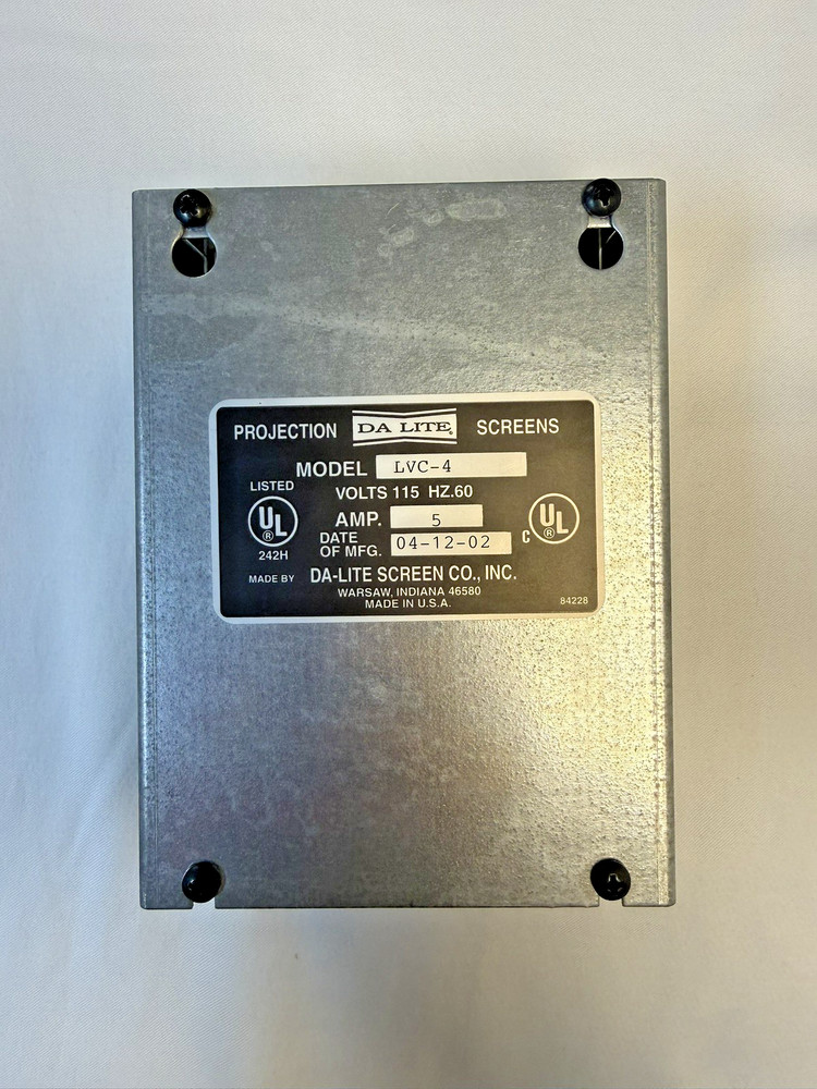 Projection Da Lite Screens Model LVC-4 + 2 Wall Switch