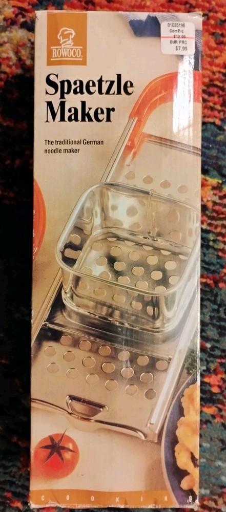Rowoco Spaetzle Maker in Box, German Noodle Maker