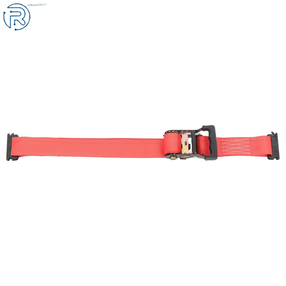 Durable E Track Wheel Chock System 6'Ratchet Tie Down Straps Secure Cargo 1 Pack