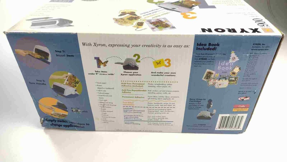 Xyron Model 900 Sticker Magnet Maker Laminator Machine