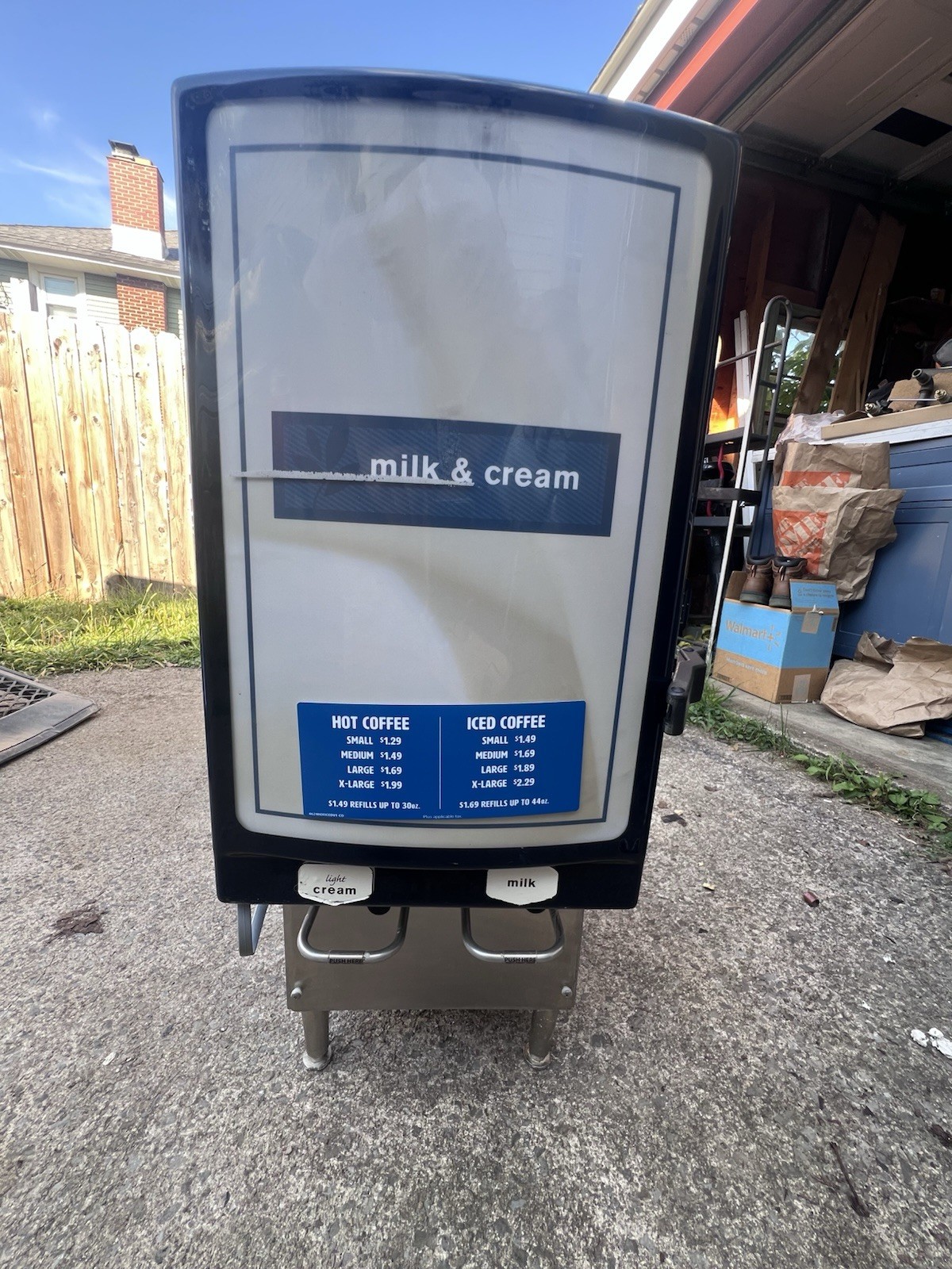 NEW SureShot AC20 Refrigerated Milk/Cream Liquid Dispenser Baskin Robins Branded