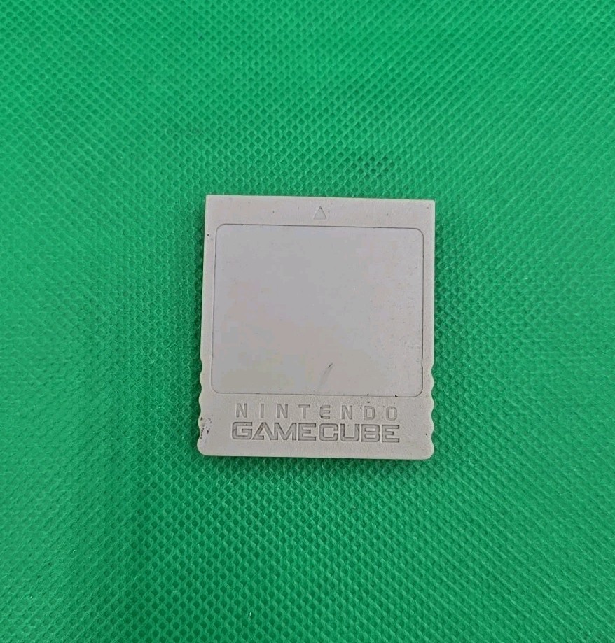Nintendo GameCube Memory Card 59 Blocks Grey OEM DOL-008 Authentic Accessory