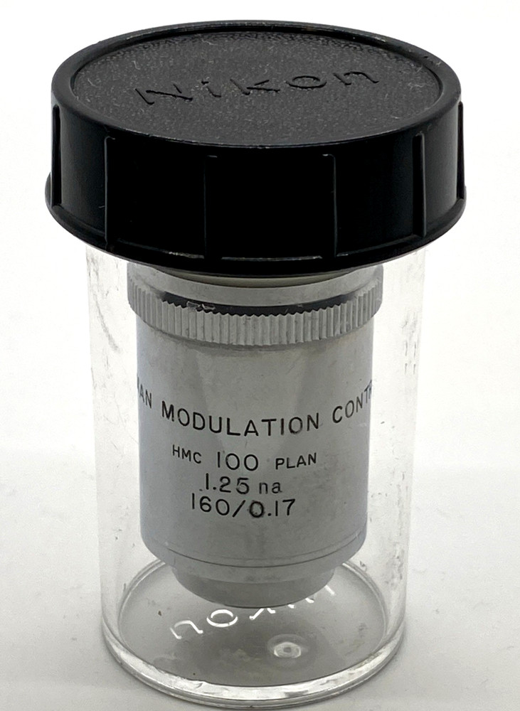 Hoffman Modulation Contrast HMC 100 Plan 1.25 NA 160/0.17 Microscope Objective