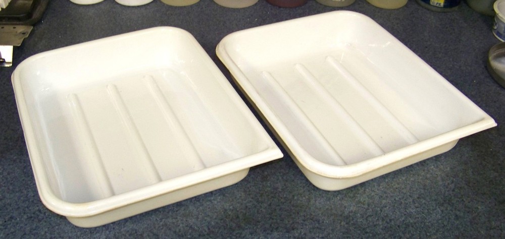 2 Darkroom Developing Trays, 8 x 10