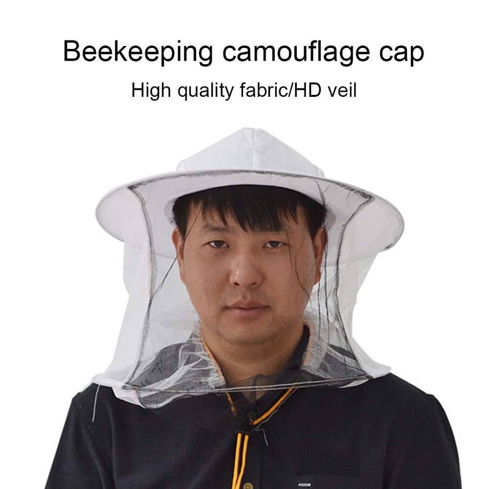 2pieces Multi-purpose Beekeeping Hat Versatile Protection For Mesh Veil