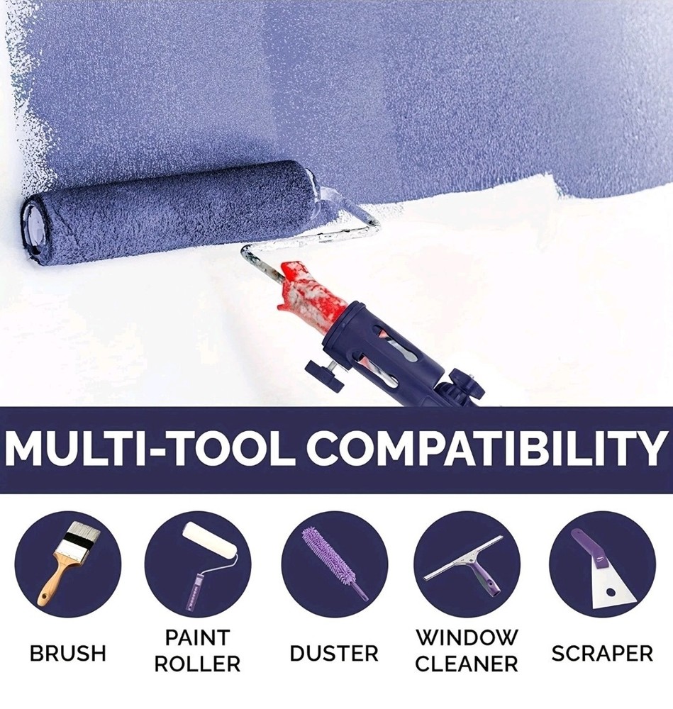 Multi Angle Paint Brush Extender Scraper Multi Functional Cutting Attachment
