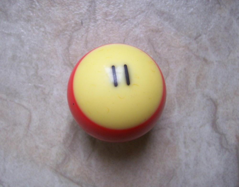 #11 Pool Billiard Ball Vintage Bakelite