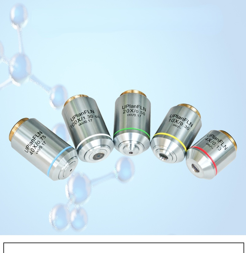 4X-100X UplanFLN Semi Apochromatic Objective Lens f Olympus Infinity Microscope
