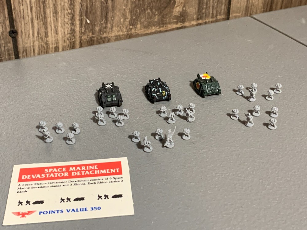 A12532 EPIC WARHAMMER 40K SPACE MARINES DEVASTATOR DETACHMENT GAMES WORKSHOP GW