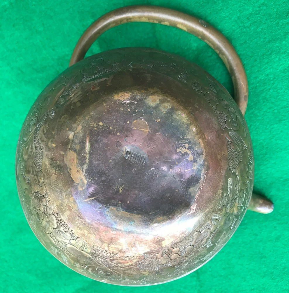 Vintage Cooper Teapot CHINA ETCHED TEA POT