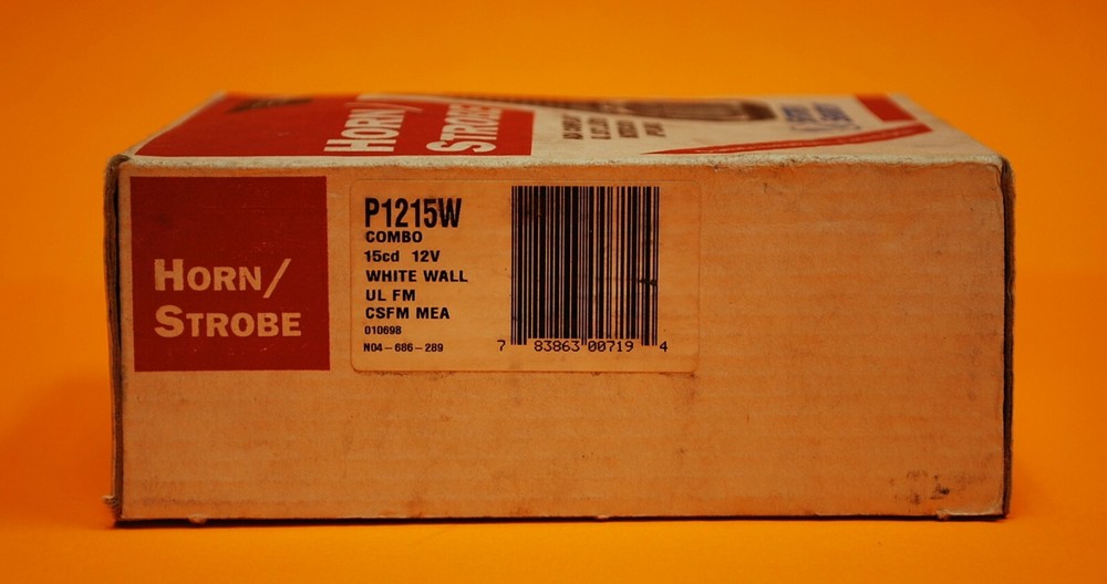 System Sensor P1215W White Strobe Horn