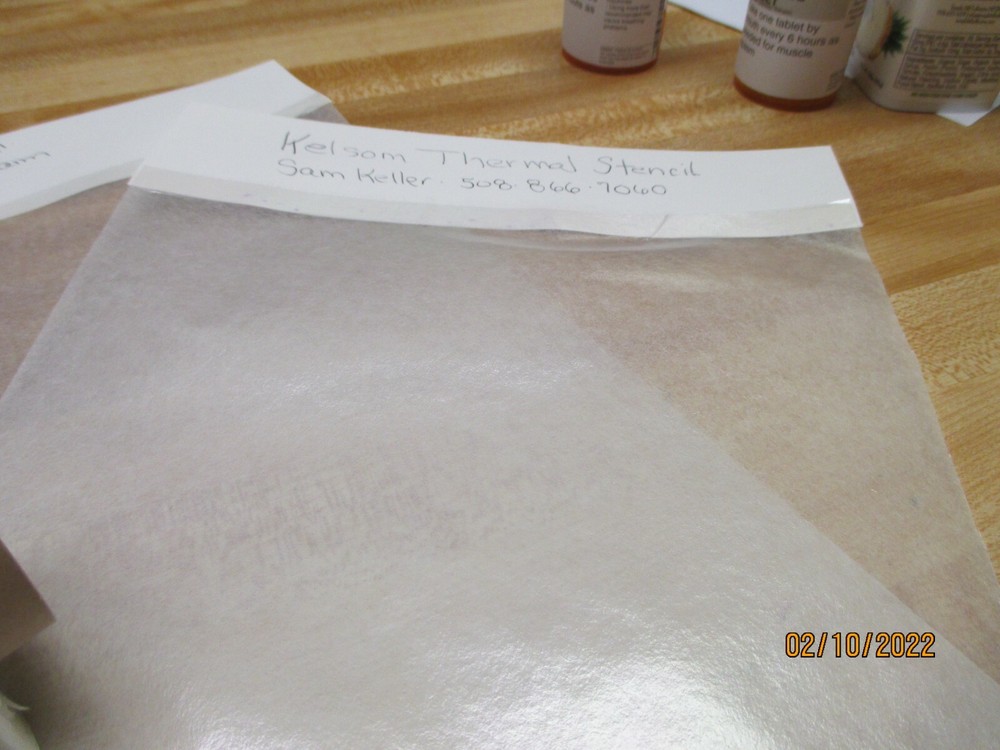 Thermal Mimeograph Stencils