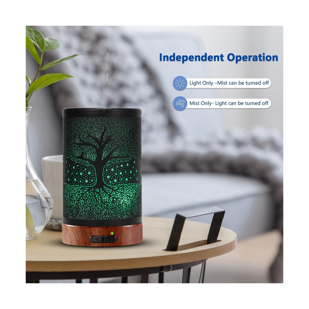 Aromatherapy Essential Oil Diffuser 150ml- Electric Cool Mist Aroma Diffuser ...