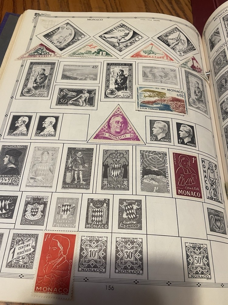 The Premier World Stamp Album 1922 -1 962 Grossman Germany Hitler 875+ Stamps