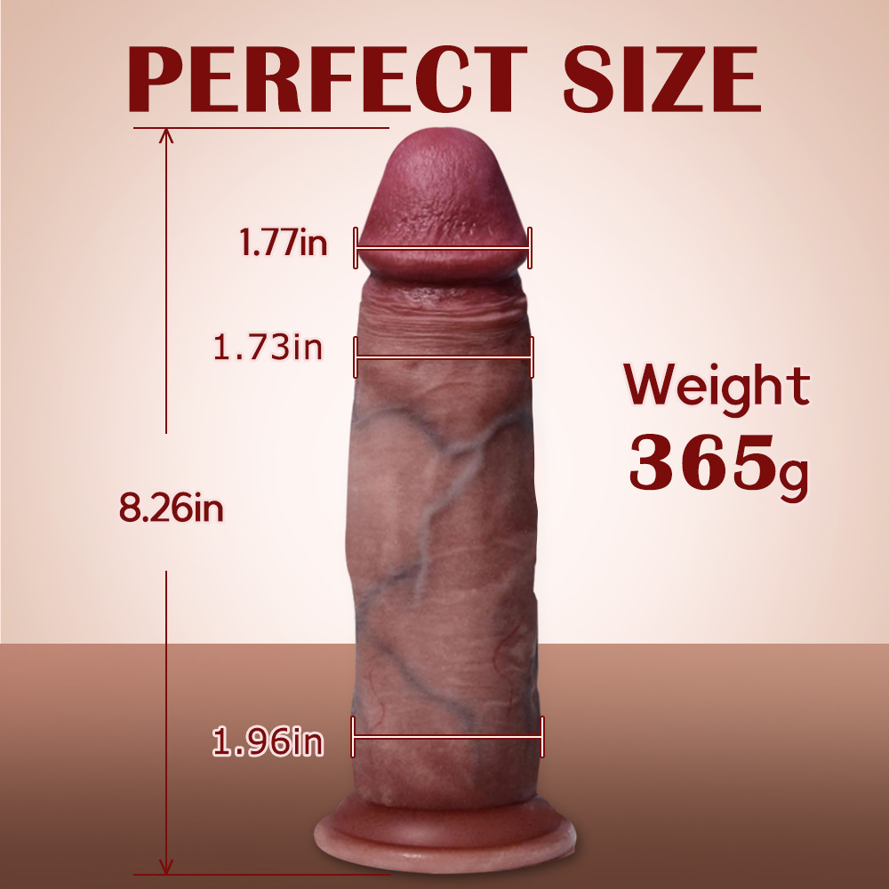 Liquid Silicone Realistic Huge Dildo Cock Thick Dong Suction Cup Women Sex Toys