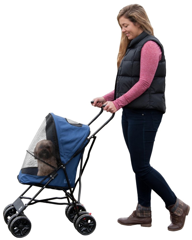 Pet Gear Travel Lite Plus Stroller, Compact, Easy Fold, No Assembly Required,...