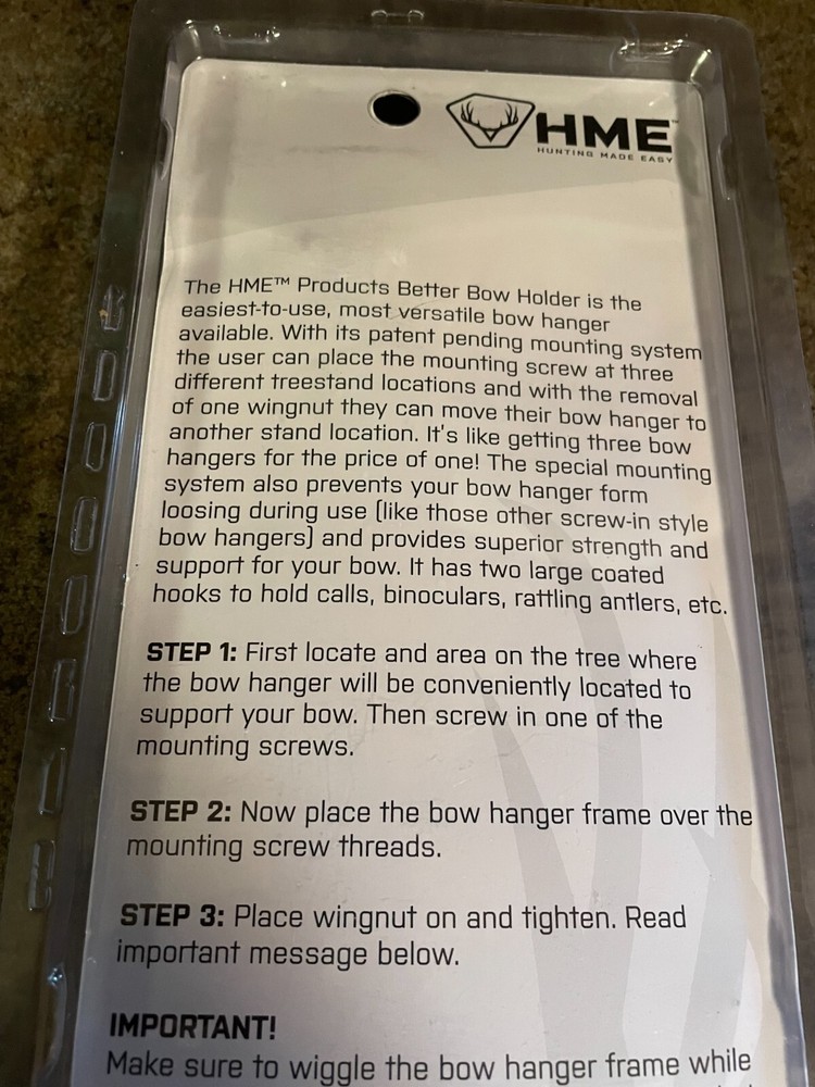 HME Better Bow Hanger HME-BBH