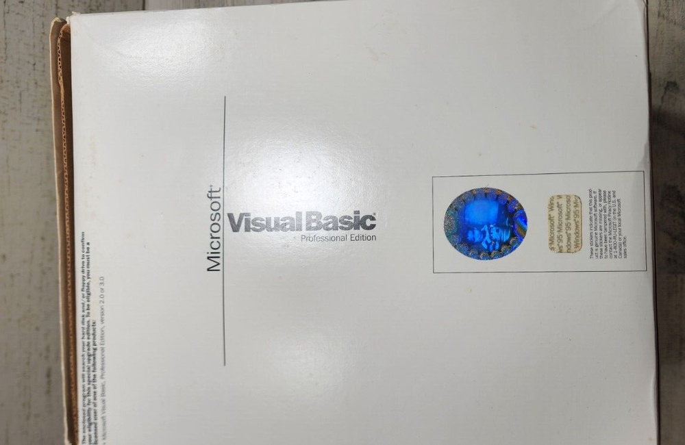 Microsoft Visual Basic Pro Professional Edition 4.0 PC Windows 95 NT 3.1