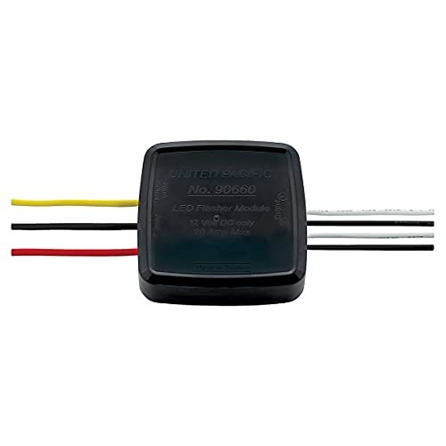 90660 LED Flasher Warning Module w/24 Selectable Flash Patterns, 12-Volt, 2