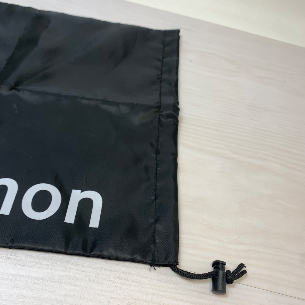 Lululemon Lightweight Gym Sack Drawstring Bag 13L Black Graphite