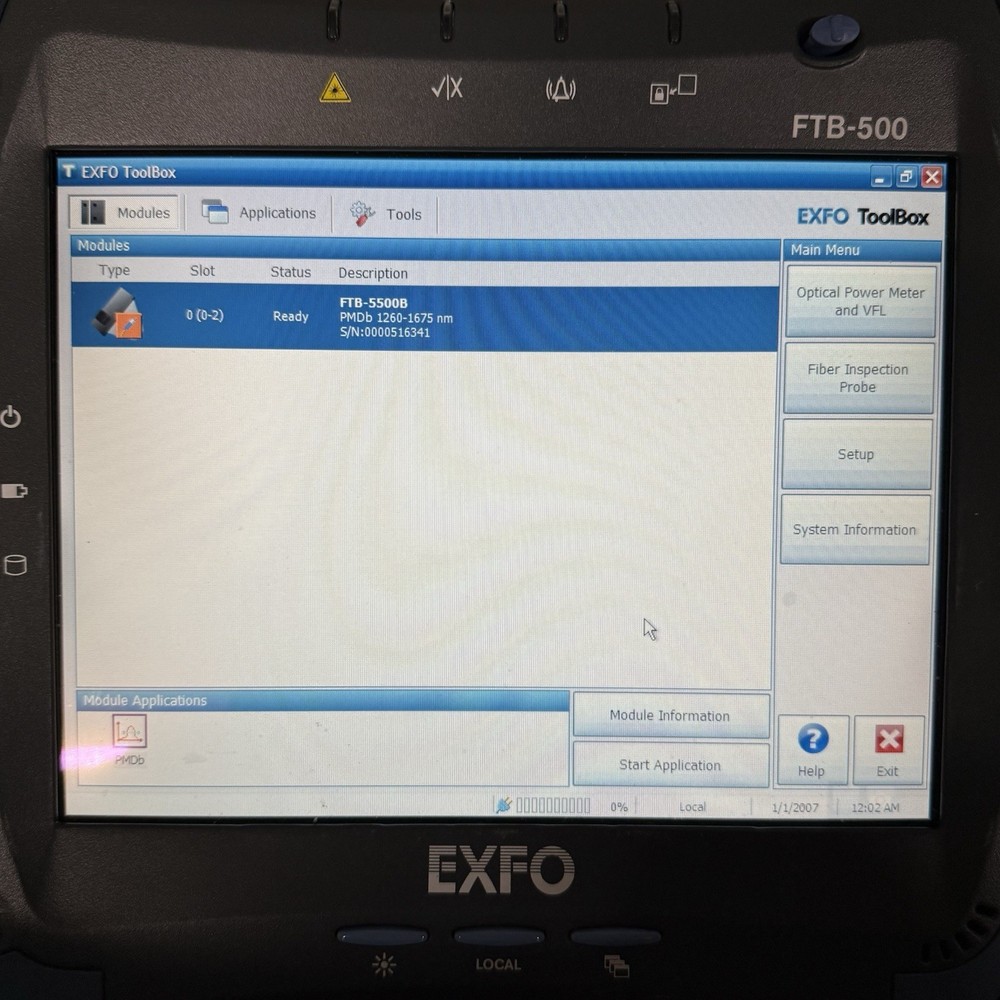 EXFO FTB-500 FTB-5500B PMD Analyzer Kit