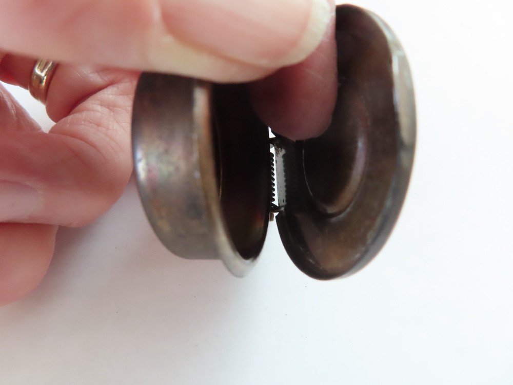 Edison needle case-spring loaded