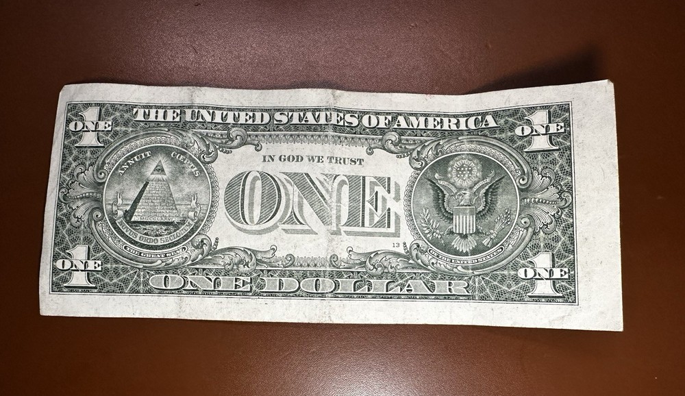 Misfit / Misaligned Error One Dollar Bill 2021 Series