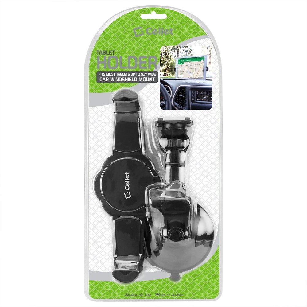 Cellet Universal Windshield / Dashboard Suction Cup Tablet Holder