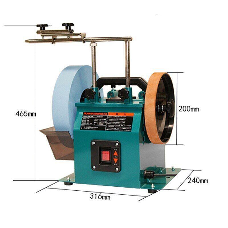 10 Inch Sharpener low Speed Grinder Polishing Machine Desktop Grinding Machine