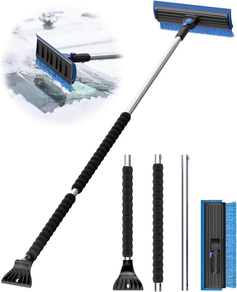 Multi-Functional 2025 Ice Scraper and Snow Brush Combo for Optimal Winter Care
