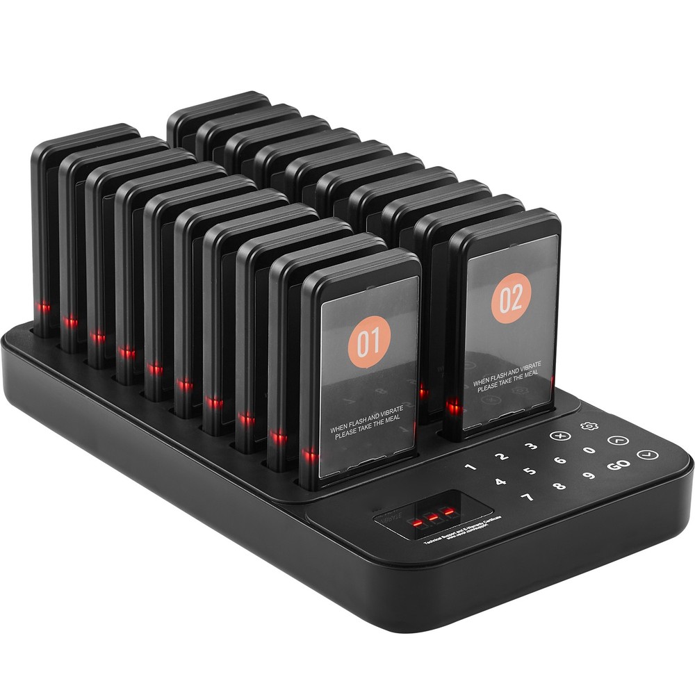 Restaurant Wireless Pager System 20 Call Coasters Guest Queuing Calling