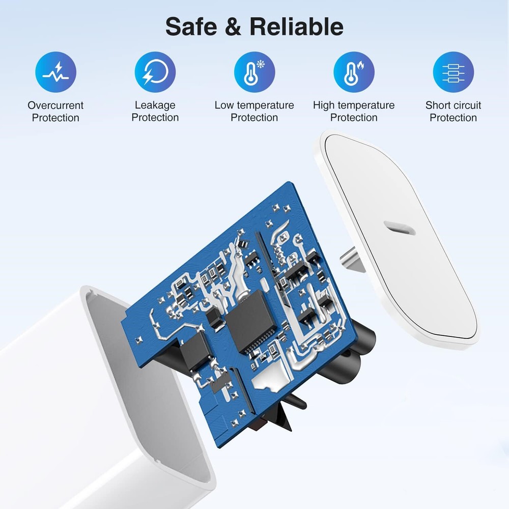 Upgrade Super Fast USB C Charger Universal Type C Cable Data SYNC for 15 Pro Max