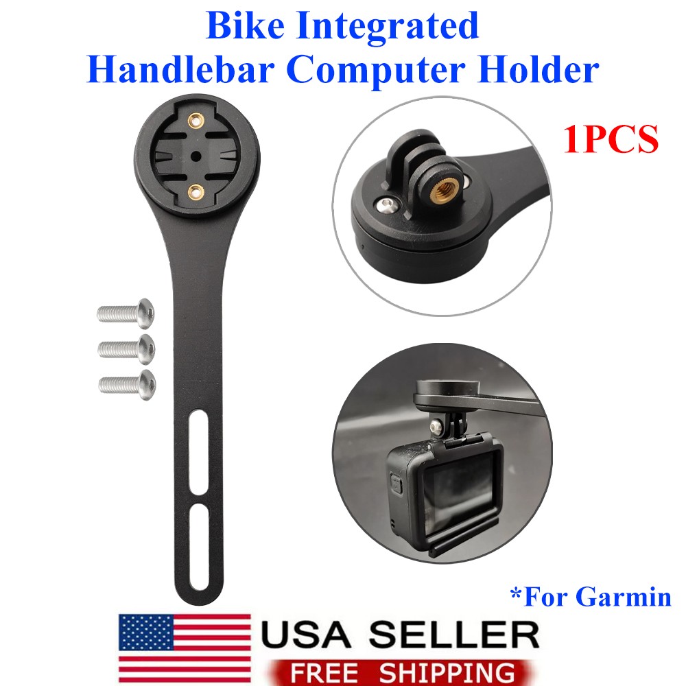 1PCS Carbon Bike Computer Mount Holder for Integrated Handlebar Garmin US Stock
