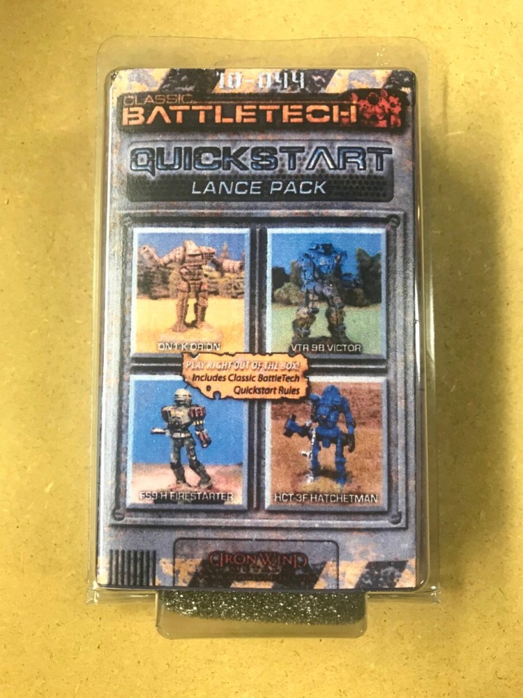 Battletech Miniatures - Quickstart Lance Pack - 10-044 - Iron Wind Metals