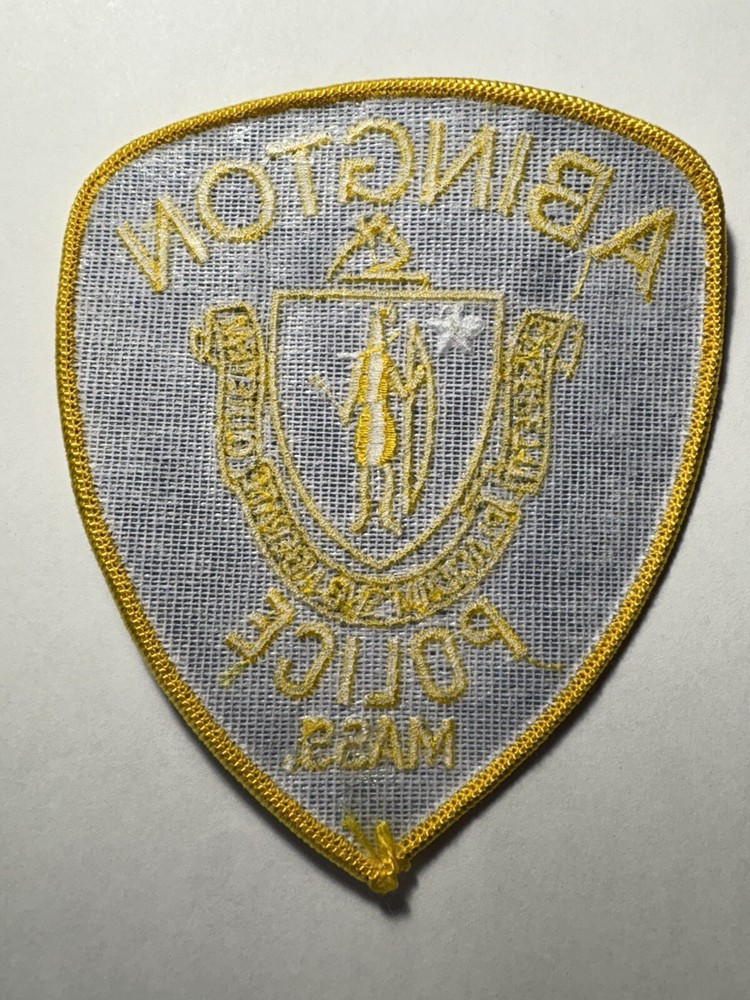 Abington Massachusetts Police Patch